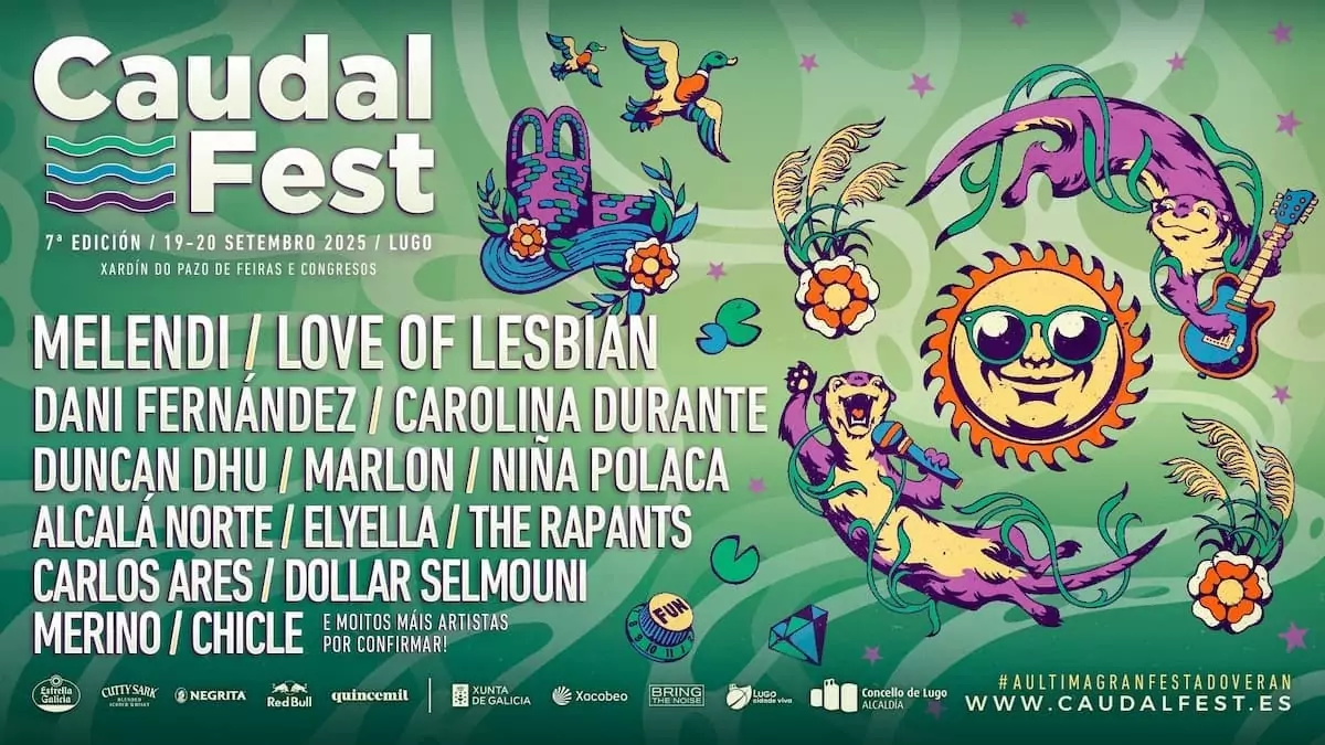 Caudal Fest 2025 en Lugo: horarios, cartel y consejos para el festival