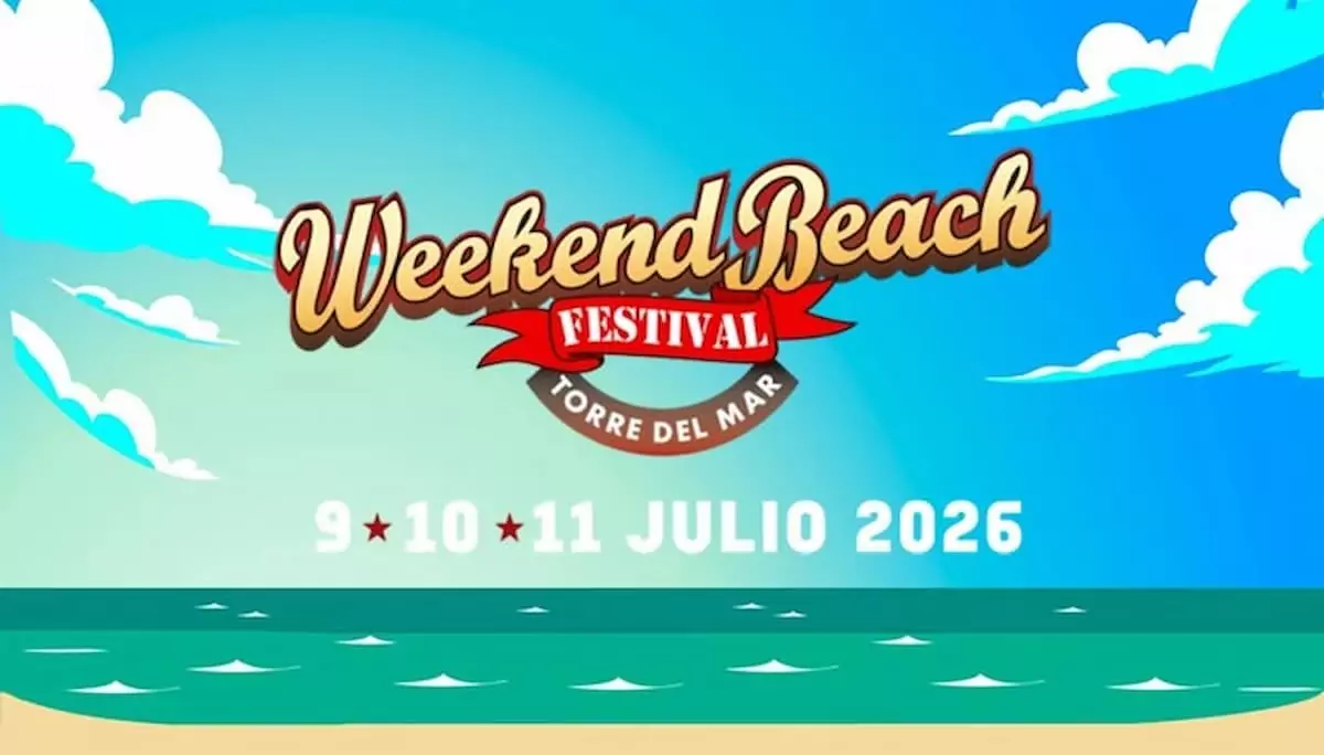 Weekend Beach Festival 2026 en Torre del Mar del 2 al 5 de Julio