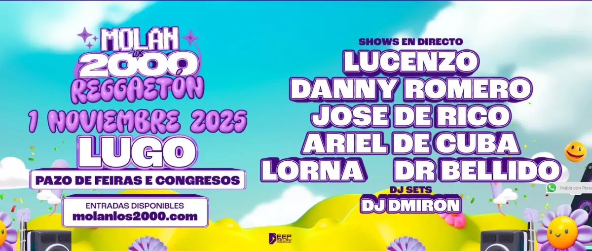 Molan los 2000 Festival 2025 en Lugo