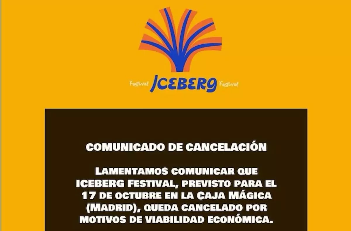 Iceberg Festival cancelado