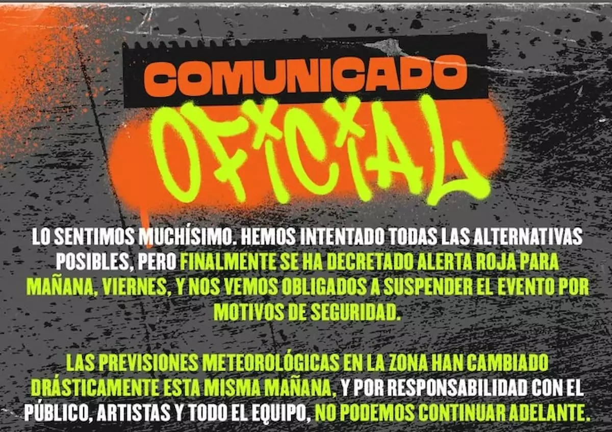 rocanrola 25 cancelado