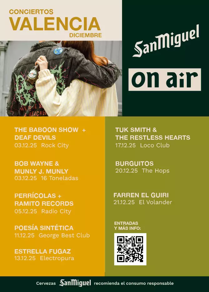 San Miguel On Air cierra su ciclo 2025 en Valencia