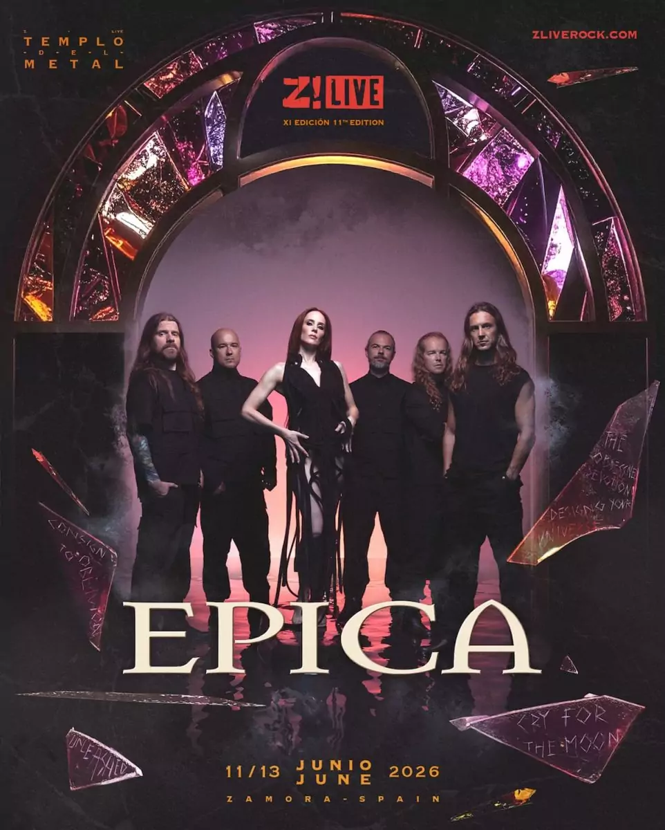 EPICA encabezará el sábado 13 de junio en el Z! Live Rock Fest